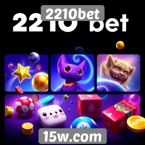 Variedade de jogos disponíveis na plataforma 2210bet